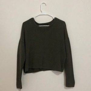 PacSun Kendall + Kylie army green sweater